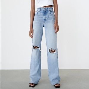 ZARA wide leg jeans